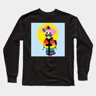 Pride Geisha with Mask Long Sleeve T-Shirt